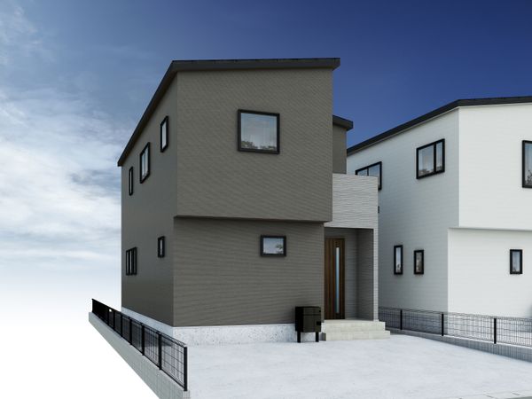 将監8丁目 新築戸建 B号棟 外観パース図 将監8丁目 新築戸建 B号棟 外観パース図
