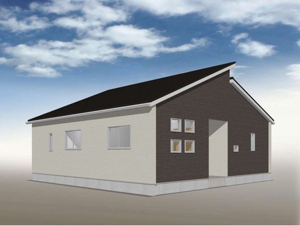 長命ヶ丘一丁目 新築戸建 外観パース図