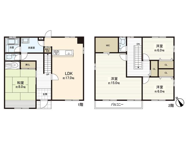 戸建 もみじケ丘2丁目 間取図(平面図)