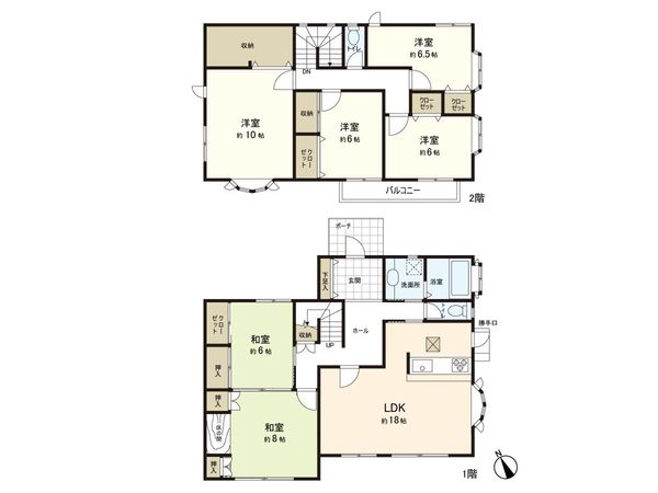 大和町もみじケ丘1丁目 戸建 間取図(平面図) 大和町もみじケ丘1丁目 戸建 間取図(平面図)