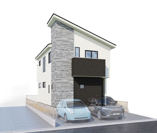 将監6丁目 2号棟 新築戸建 外観パース図 将監6丁目 2号棟 新築戸建 外観パース図