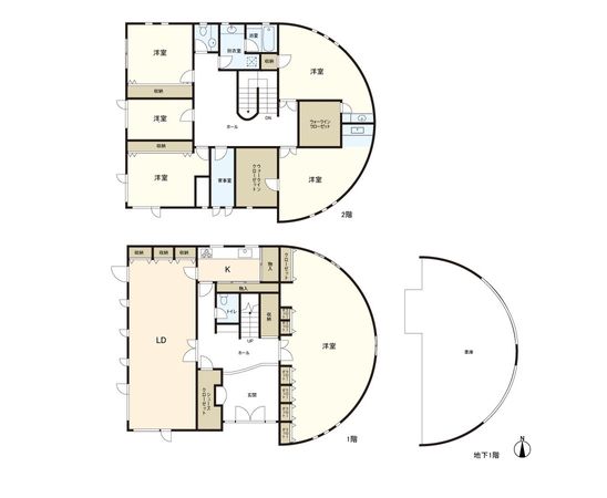 高森2丁目 戸建 間取図(平面図) 高森2丁目 戸建 間取図(平面図)