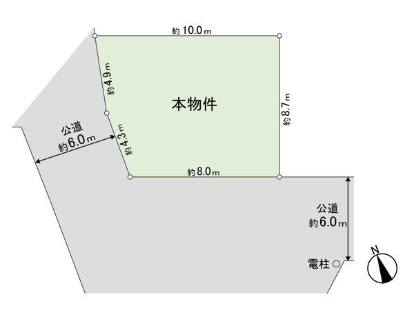 多賀城市山王字東町浦 戸建 区画図 多賀城市山王字東町浦 戸建 区画図