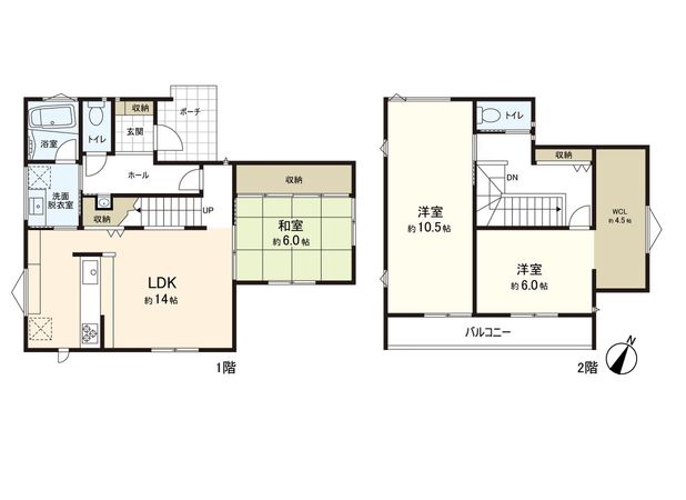 富谷市上桜木1丁目 戸建 間取図(平面図) 富谷市上桜木1丁目 戸建 間取図(平面図)