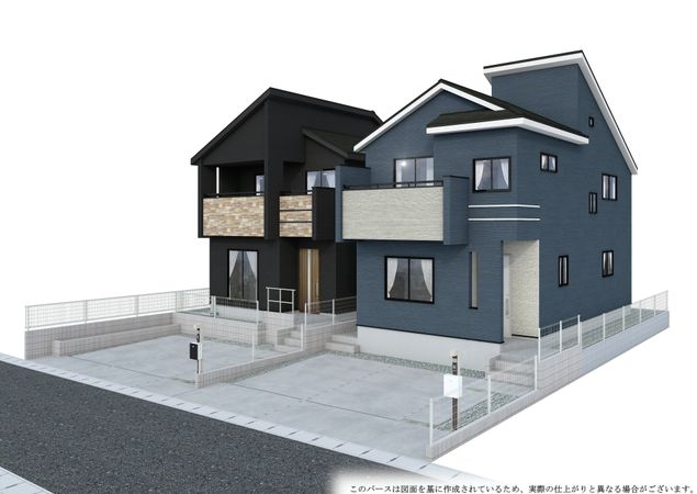 泉ケ丘4丁目 2号棟 新築戸建 外観パース図 泉ケ丘4丁目 2号棟 新築戸建 外観パース図