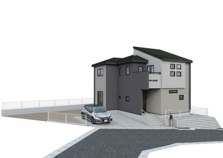 向陽台5丁目 新築戸建 外観パース図