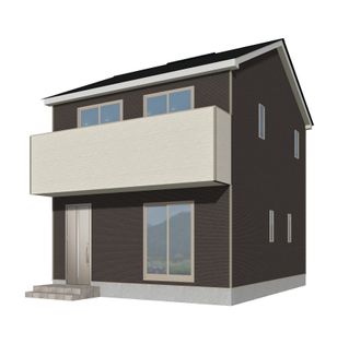富ケ丘1丁目 2号棟 新築戸建 外観パース図