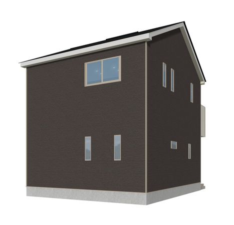 富ケ丘1丁目 2号棟 新築戸建 外観パース図 富ケ丘1丁目 2号棟 新築戸建 外観パース図