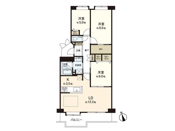 桂パークハウス東街区 四番館 間取図(平面図) 間取図(平面図)