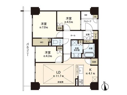 間取図(平面図)