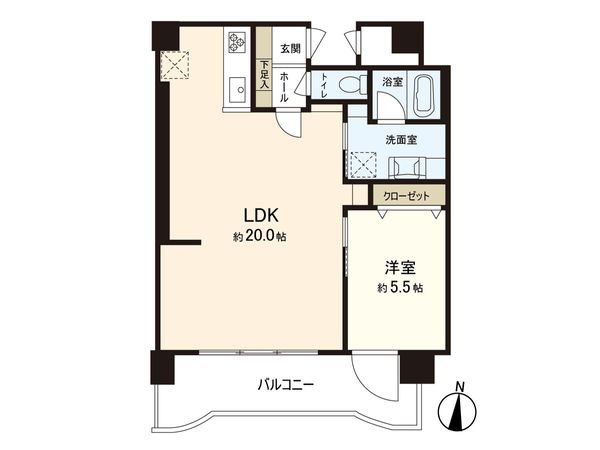 朝日プラザ柏木 南棟 間取図(平面図) 間取図(平面図)