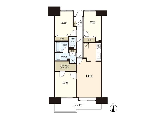 八乙女パークホームズブリティッシュコート 間取図(平面図)