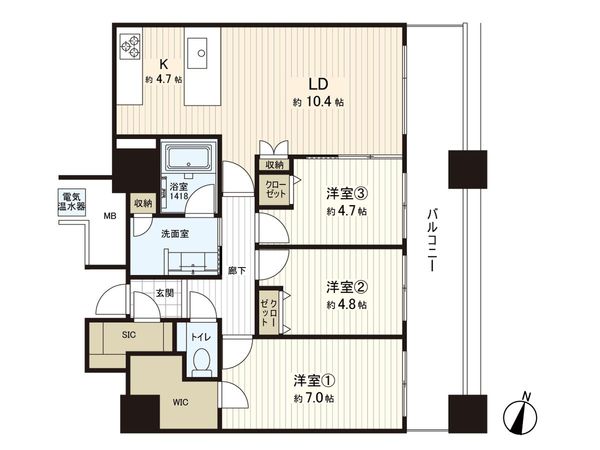 パークハウス仙台五橋タワー 間取図(平面図) パークハウス仙台五橋タワー 間取図(平面図)