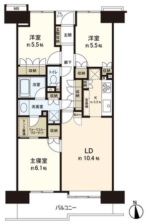 八乙女パーク・ホームズブリティッシュコート 間取図(平面図) 八乙女パーク・ホームズブリティッシュコート 間取図(平面図)