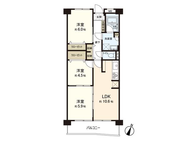 間取図(平面図)