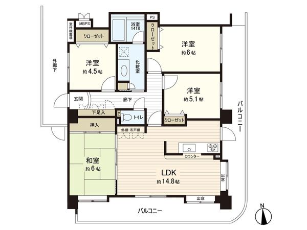 間取図(平面図)