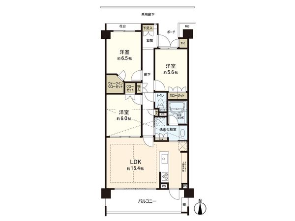パークハウス高森ヒルズ エアーズコート 間取図(平面図) パークハウス高森ヒルズ エアーズコート 間取図(平面図)