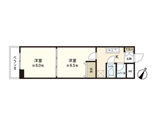 サンロード泉松森 間取図(平面図)