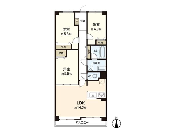 間取図(平面図)