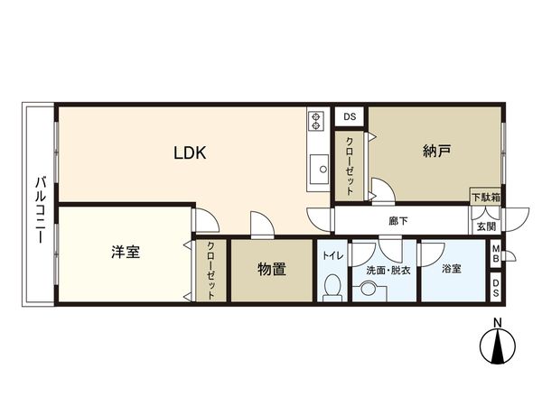 チサンマンション第5仙台 間取図(平面図) チサンマンション第5仙台 間取図(平面図)