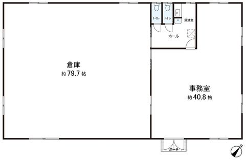 卸町5丁目 戸建 間取図(平面図)