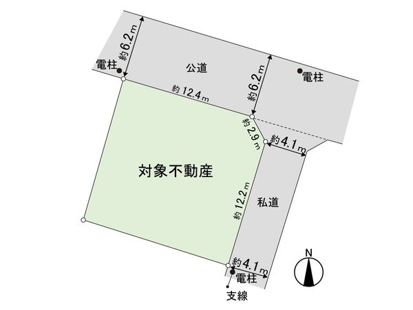 沖野6丁目 土地 区画図 沖野6丁目 土地 区画図