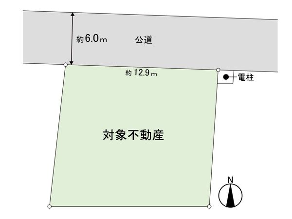 大野田3丁目 土地 区画図