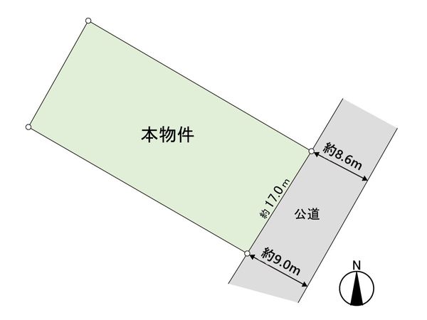 西船迫1丁目 土地 区画図
