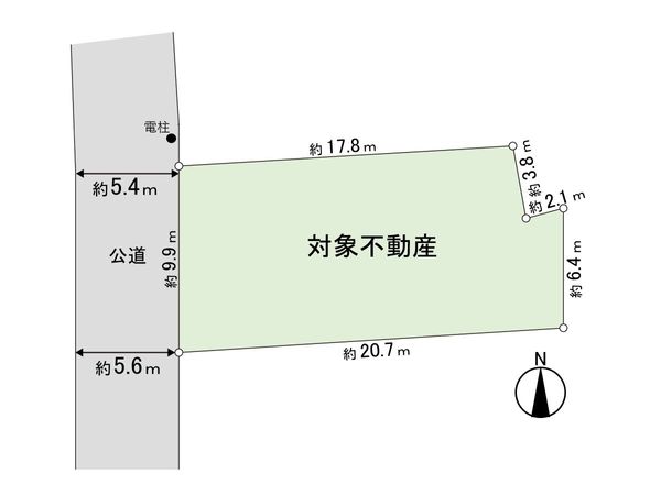 土地 郡山字欠ノ上 区画図 土地 郡山字欠ノ上 区画図