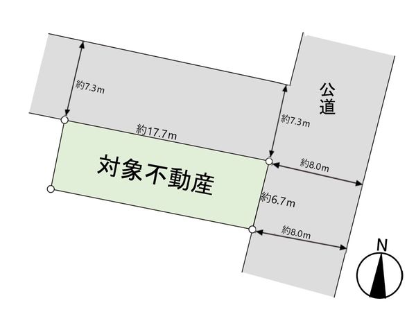 岩沼市中央 土地 区画図