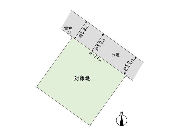 水の森2丁目 土地 区画図