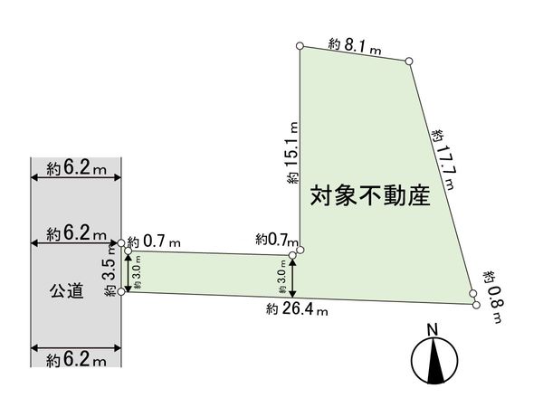 岩沼市館下3丁目 土地 区画図 岩沼市館下3丁目 土地 区画図