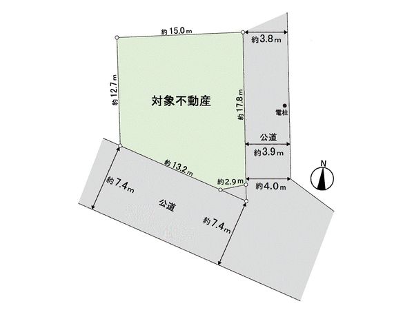 緑ケ丘3丁目 土地 区画図