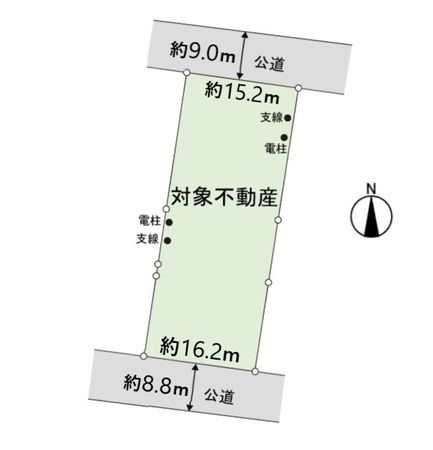 柴田町船岡中央3丁目 土地 区画図