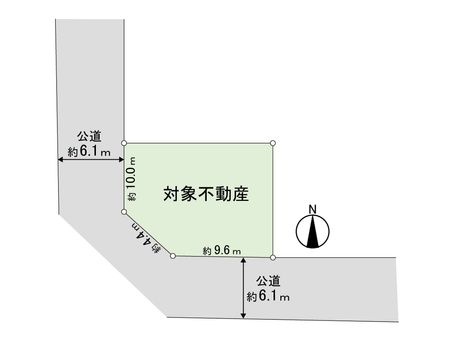 土地　大野田５丁目 区画図