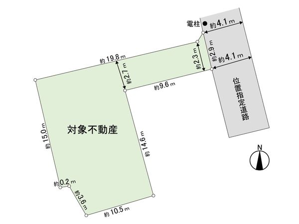 八本松1丁目 土地 区画図