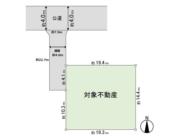 郡山8丁目 土地 区画図 郡山8丁目 土地 区画図