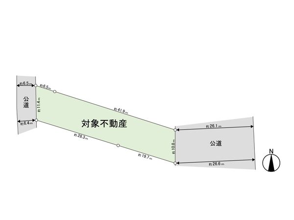 長町六丁目 土地 区画図 長町六丁目 土地 区画図