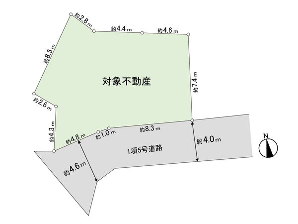 土地 山田上ノ台町 区画図
