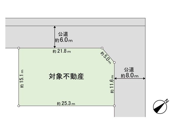 閖上中央2丁目 土地 区画図
