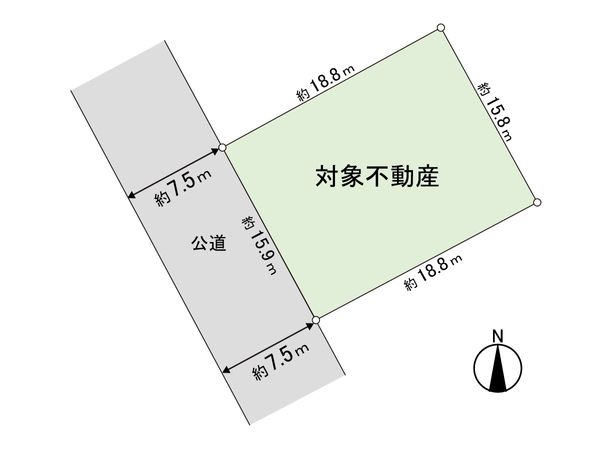那智が丘一丁目 土地 区画図