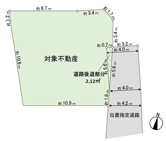 土地 西多賀1丁目 区画図 土地 西多賀1丁目 区画図