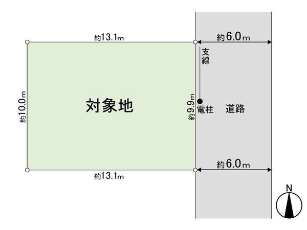 岩沼市松ケ丘1丁目 土地 区画図 岩沼市松ケ丘1丁目 土地 区画図