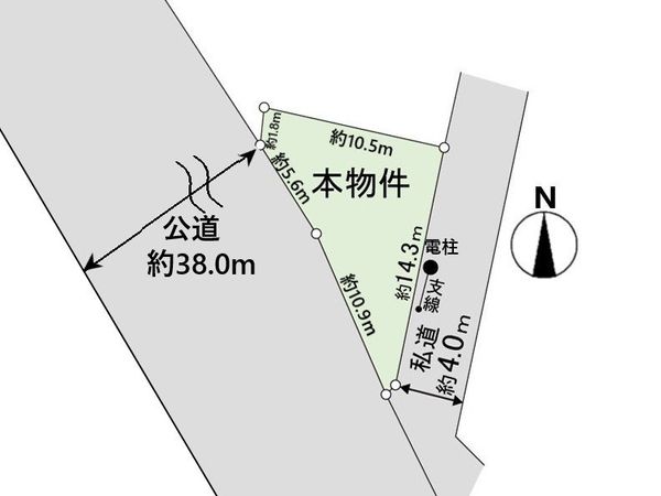 古城3丁目 土地 区画図 古城3丁目 土地 区画図