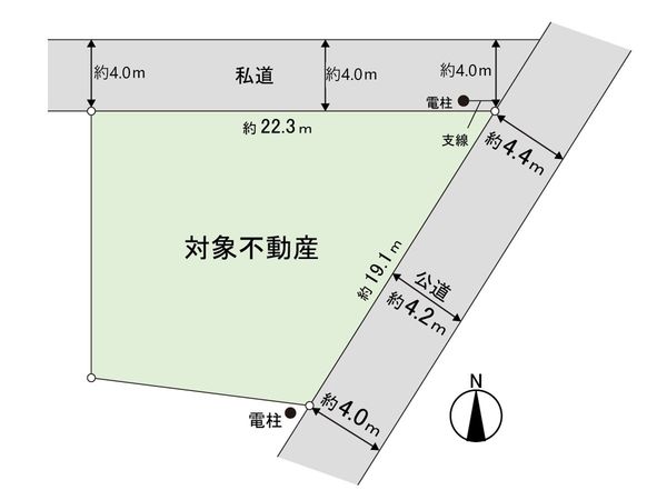 桑原4丁目 土地 区画図 桑原4丁目 土地 区画図