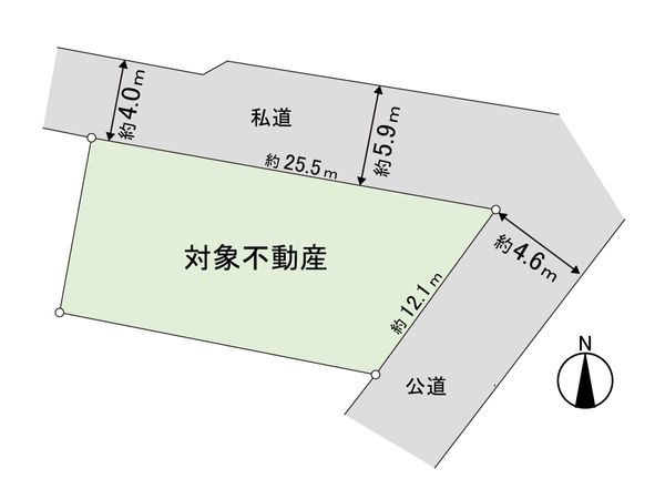 土地 四郎丸字大宮 区画図 土地 四郎丸字大宮 区画図