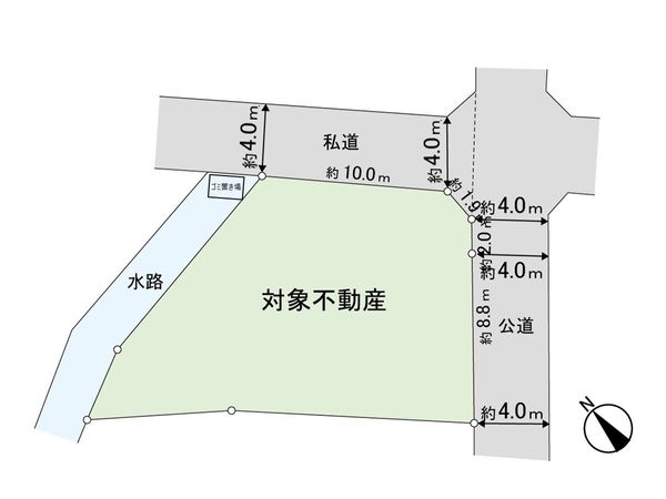 鹿野1丁目 土地 区画図 鹿野1丁目 土地 区画図