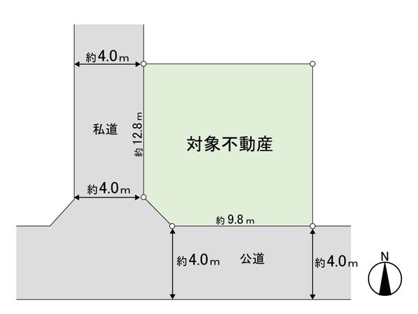 土地 長町4丁目 区画図 土地 長町4丁目 区画図