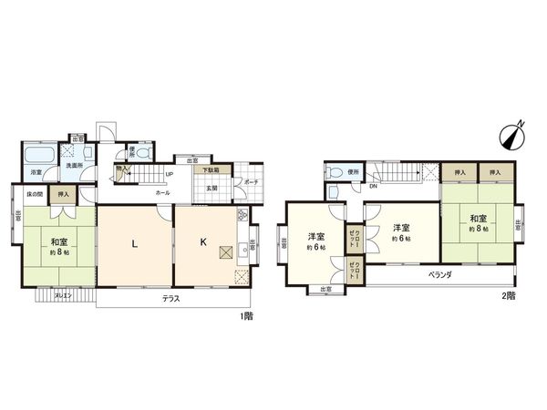 四郎丸字田中 戸建 間取図(平面図) 四郎丸字田中 戸建 間取図(平面図)