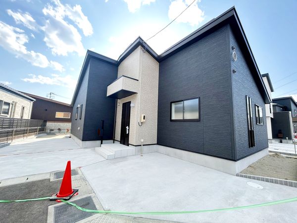 高館吉田字前沖 平屋新築戸建 外観 高館吉田字前沖 平屋新築戸建 外観